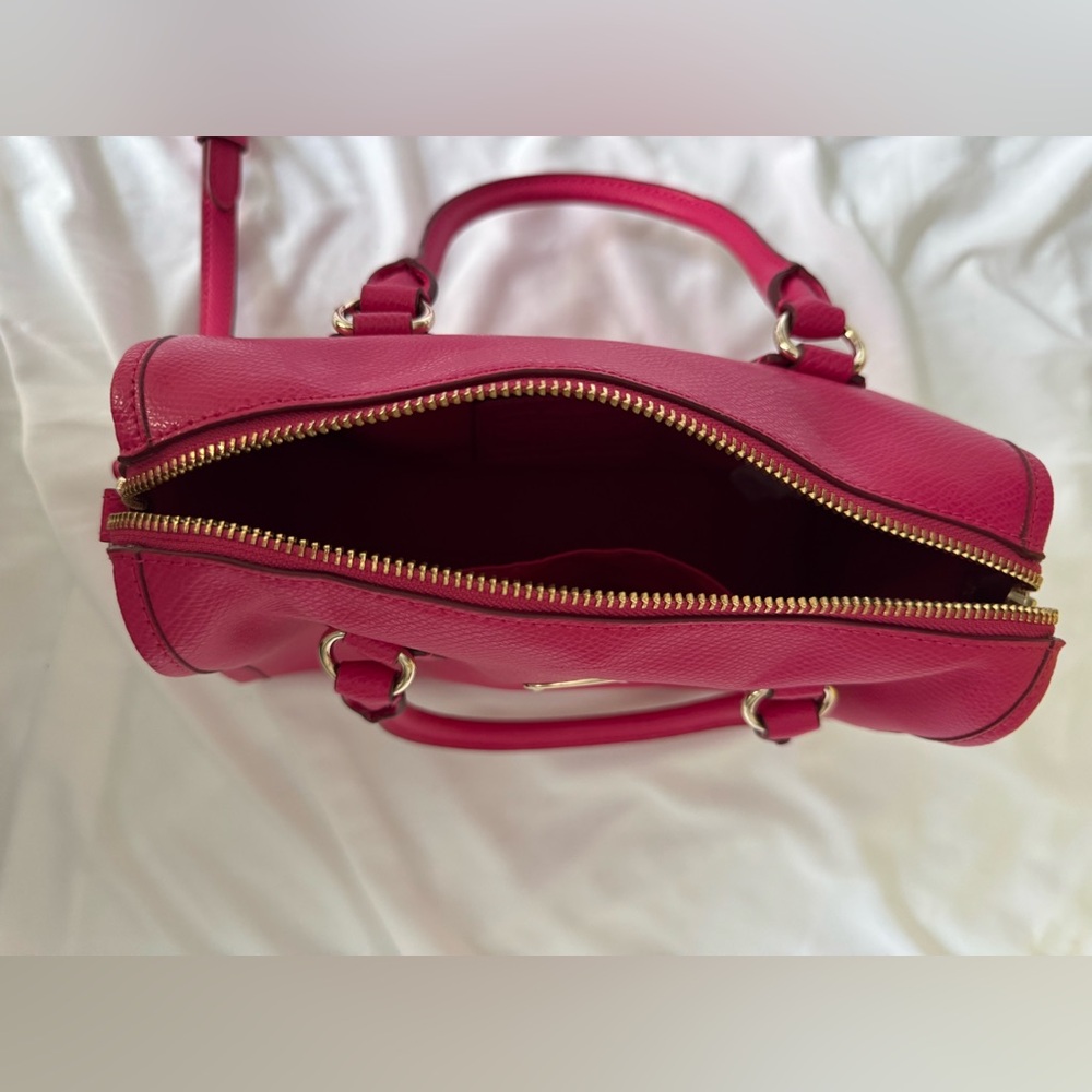 Coach Pink Leather Satchel - Picture 5 of 7